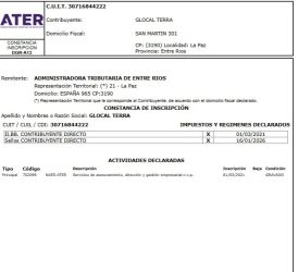 glocal terra ater abril 2026