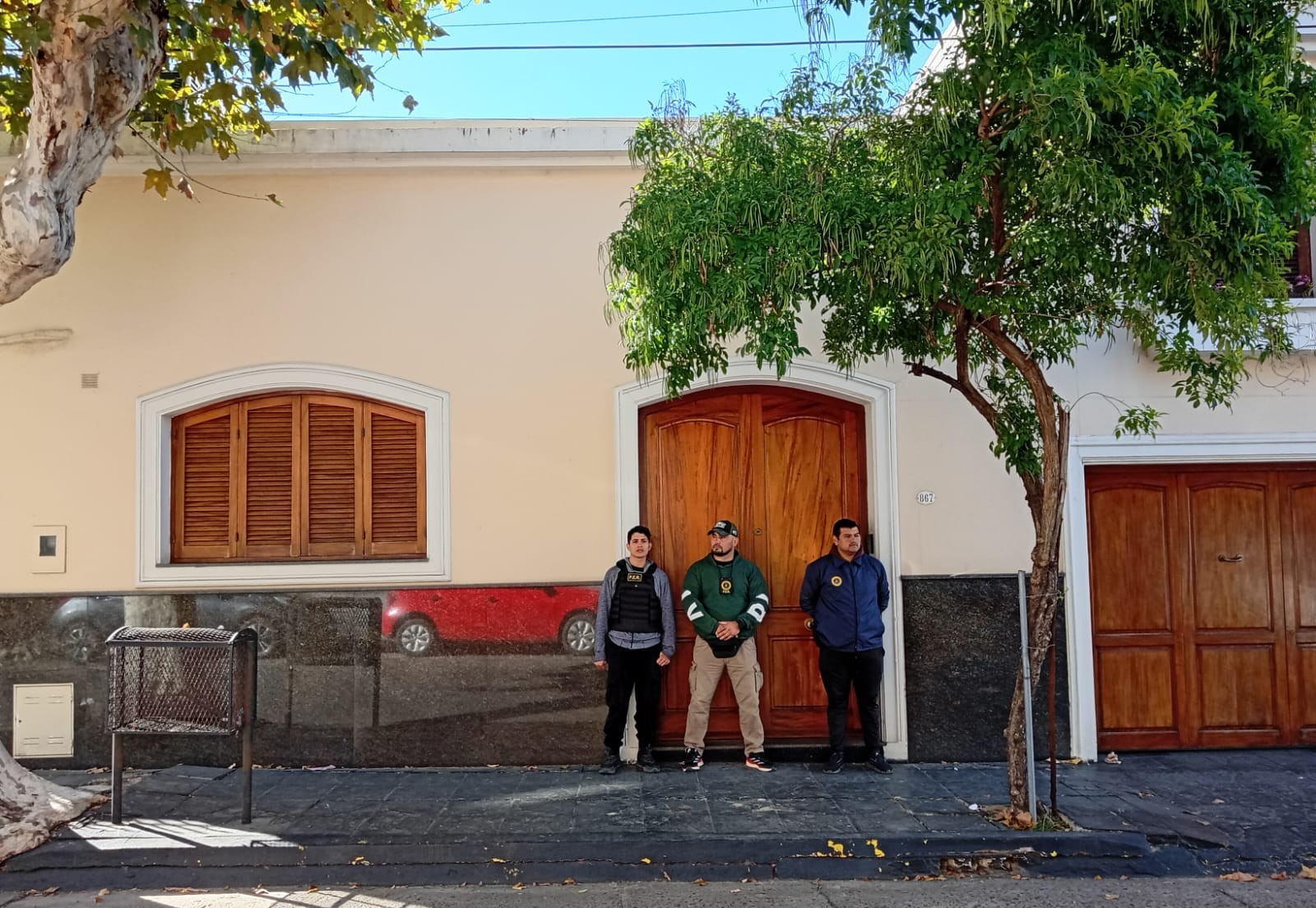bordet casa frente allanada