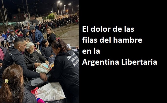 hambre las filas en rosario