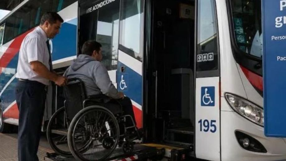 pasajes en micro gratis por discapacidad