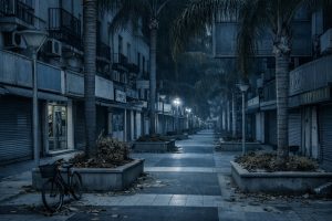 peatonal oscura y gris