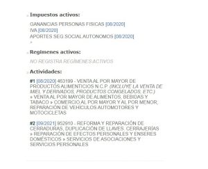 perviux actividades arca