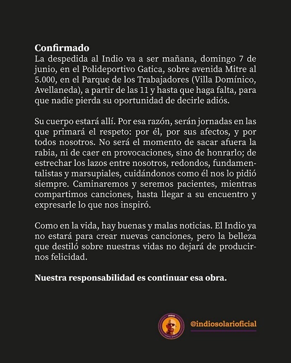 despedida