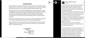 fuertes villaguay descargo