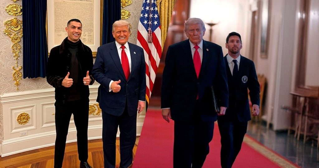 trump messi ronaldo