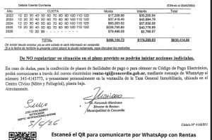 ucr intimación rentas b