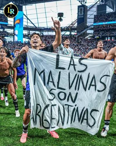 lisandro mart y bandera malvinas