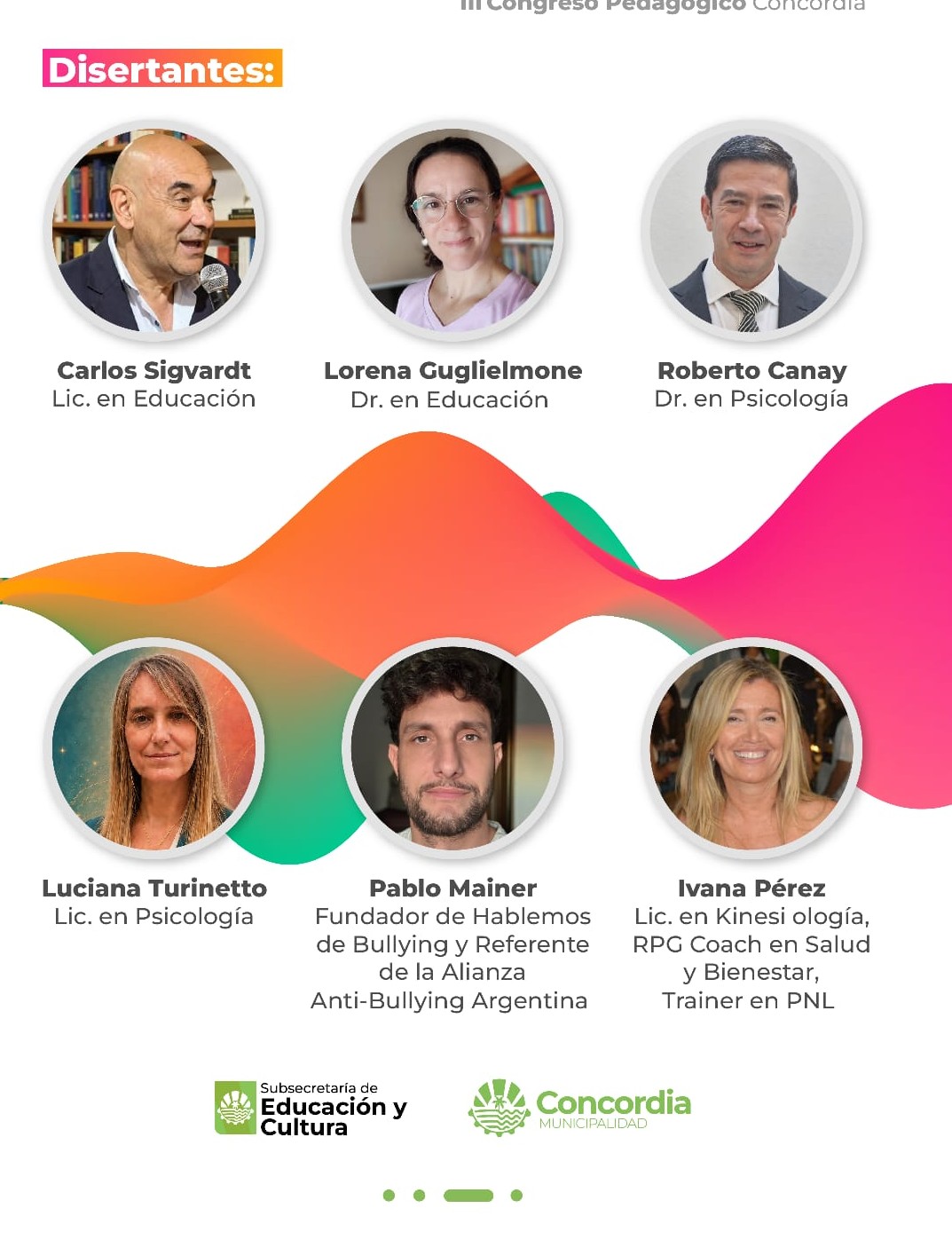 congreso ped iii, disertantes