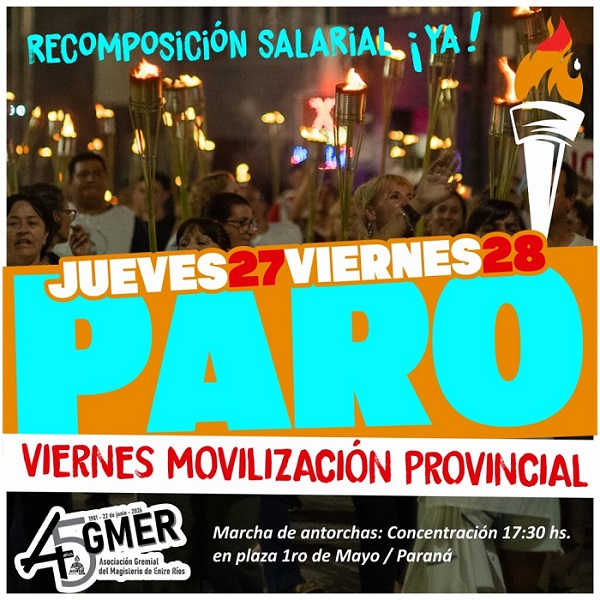 jueves y viernes paro