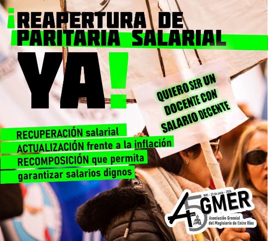 reapertura agmer