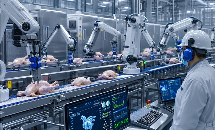 robots avicolas