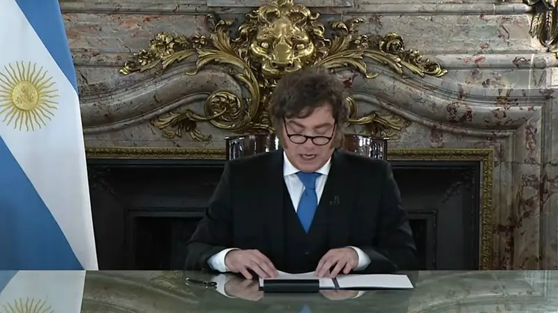 milei cadena nacional2026
