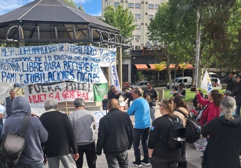 jubilados marcha post detenciones