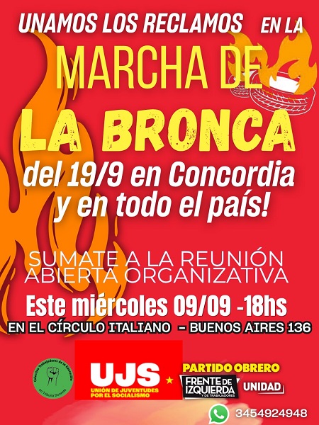 marcha de la bronca