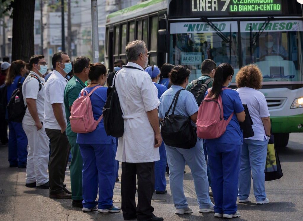 personal de salud transpote boleto sanitario