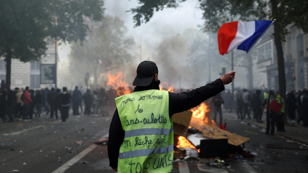 francia protestas en 3