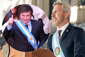frigerio milei con bandas