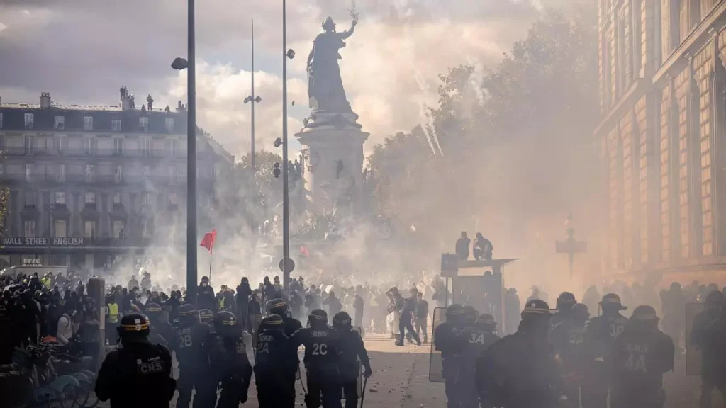 paris manifestaciones repre