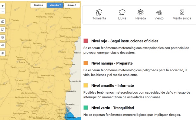alerta tormenta