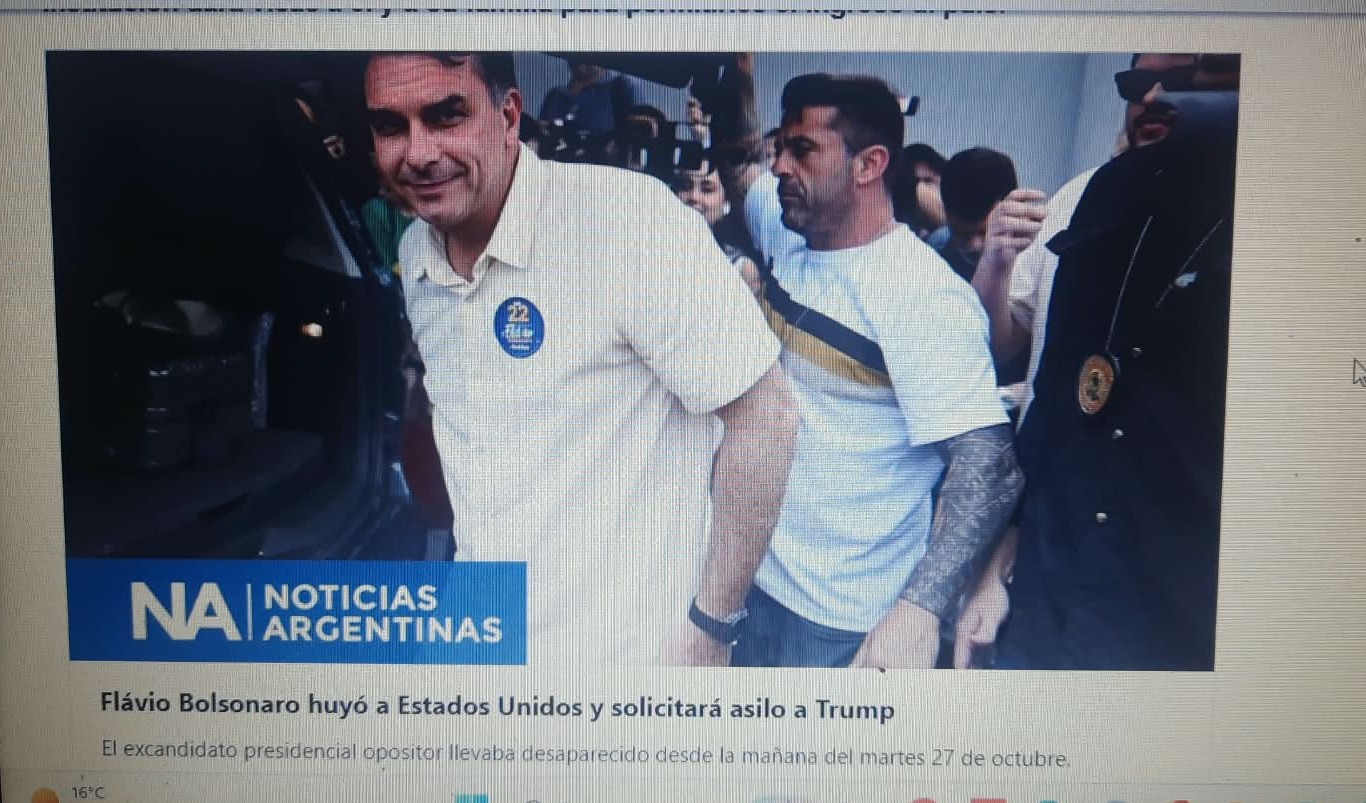 bolsonario huye a eeuu