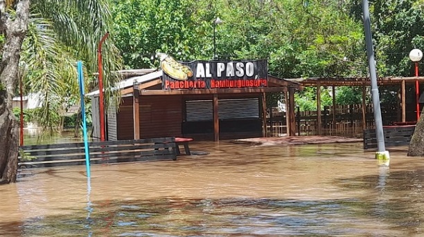 carrito inundado