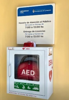 colonia ayuí desfribilador