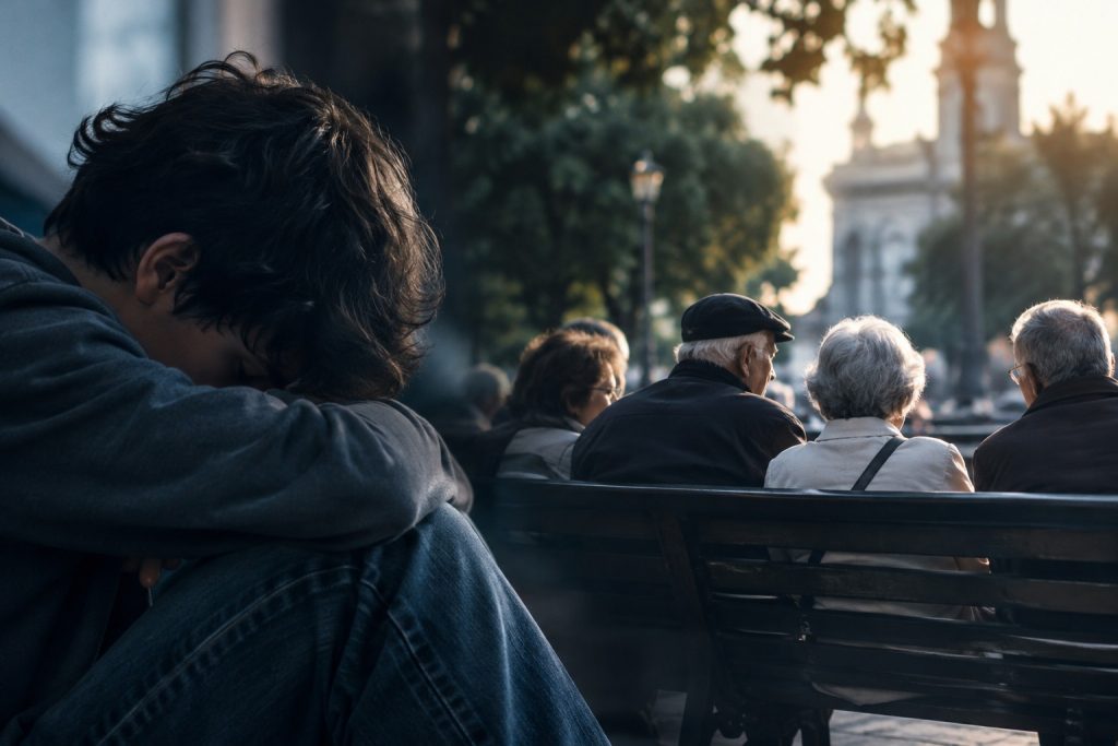 salud mental jóvenes y adultos mayores