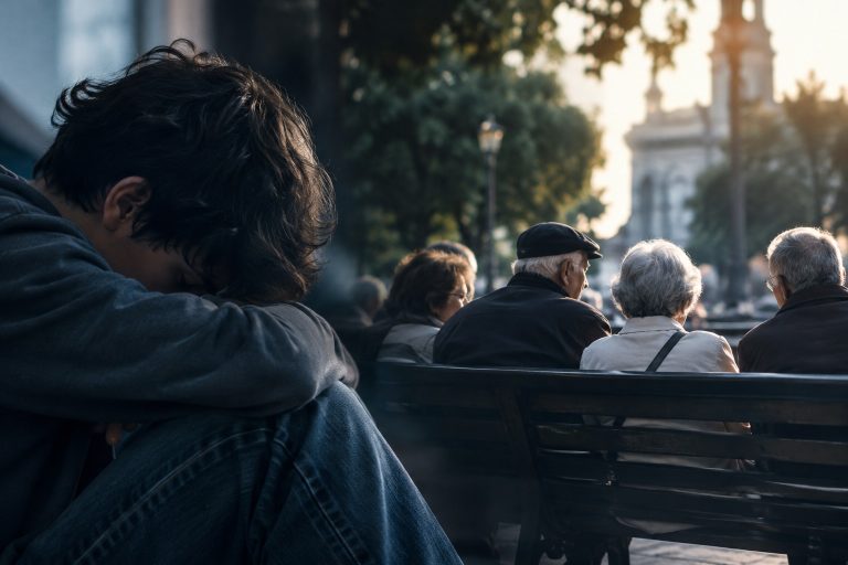 salud mental jóvenes y adultos mayores